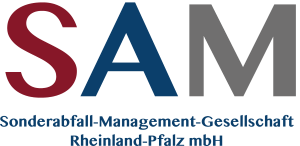 Logo SAM. Sonderabfall-Management-Gesellschaft Rheinland-Pfalz mbH